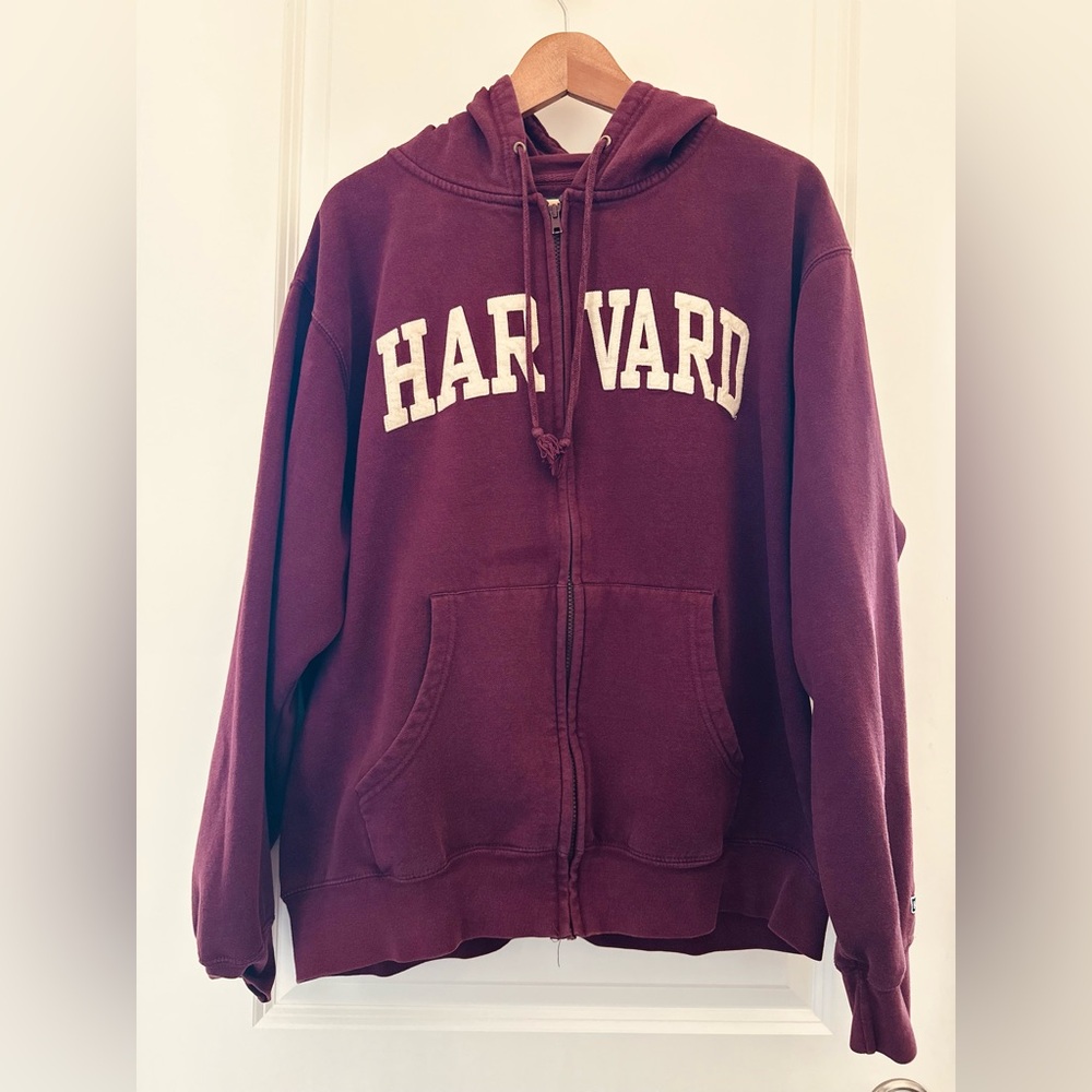 Harvard Zip Up Hoodie
